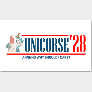 Unicorse 28 For President Posters and Art